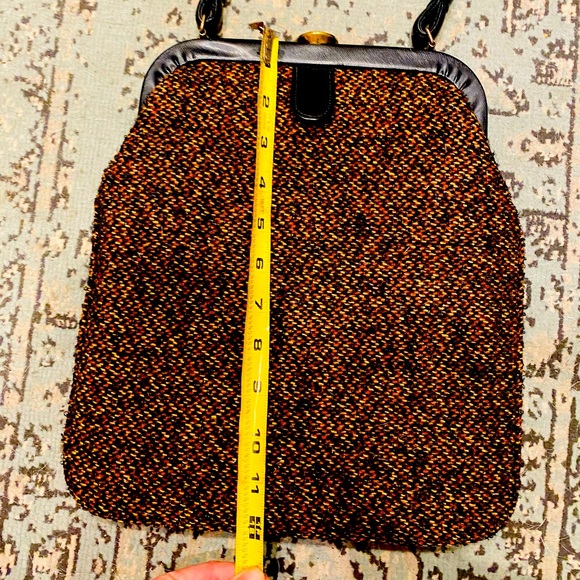 1960’s Vintage Tweed Mid Century Shoulder Bag - Picture 8 of 9
